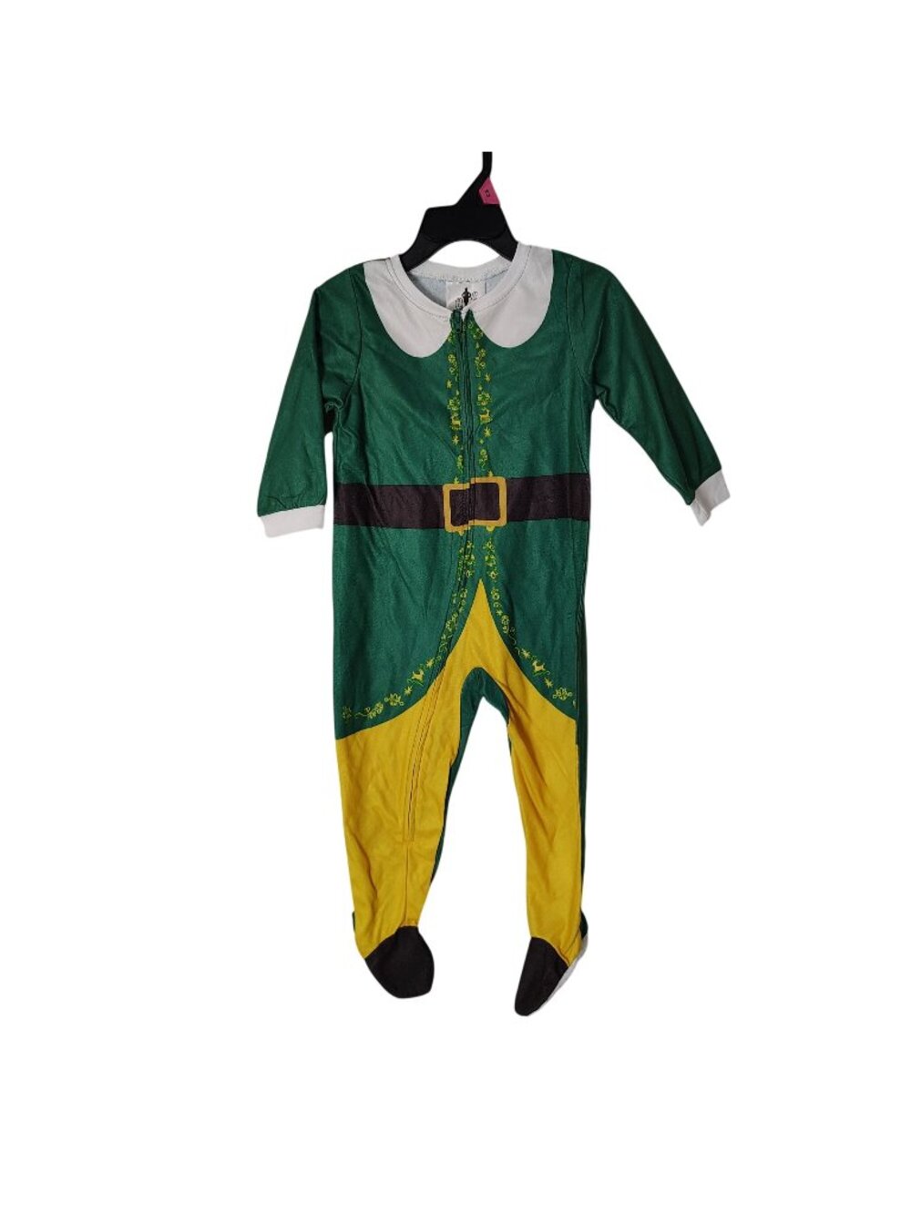 Elf Movie Baby Costume 18M Footed Pajamas Christmas Outfit